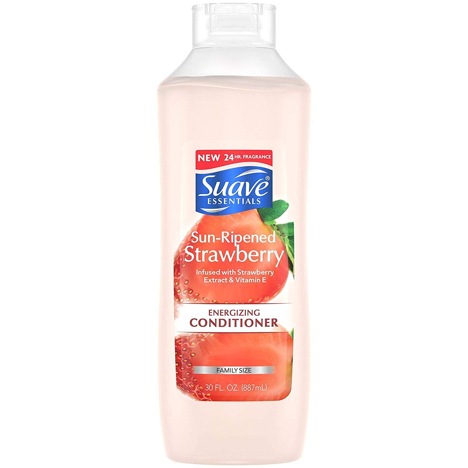 Suave Essentials Sun Ripened Strawberry Extract Conditioner, 30 oz, 6 Pack