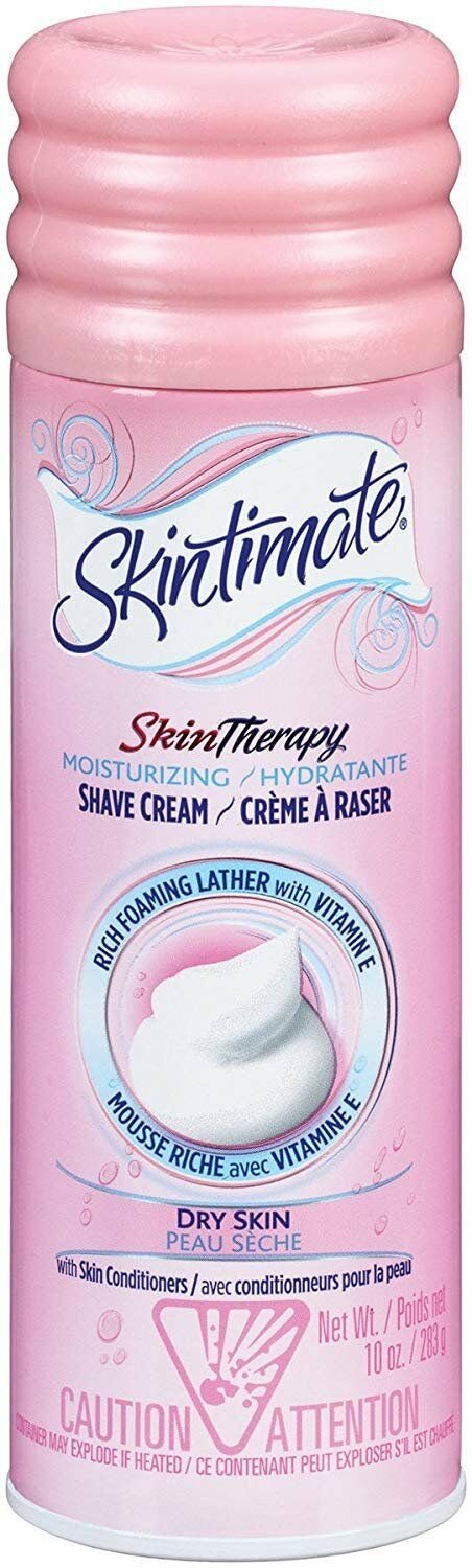 Skintimate Skin Therapy Moisturizing Shave Cream for Women Dry Skin with...