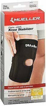 Mueller Elastic Knee Stabilizer Moderate Large/X-Large #6472A, Bulk Pack of 2