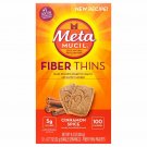 Metamucil Fiber Thins Cinnamon Spice,  9.3 oz Box, 12ct Wafers Ea (Bulk Pack of 9)