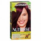 Garnier Nutrisse Haircolor - 42 Black Cherry (Deep Burgundy) 1 Each (Bulk Pack of 2)