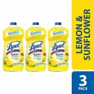 Lysol Clean & Fresh Multi-Surface Cleaner, Lemon & Sunflower, 120oz (3X40oz)