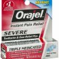 Orajel Triple Medicated Gel Severe Toothache & Gum Relief Plus,  0.25oz, 6 Pack