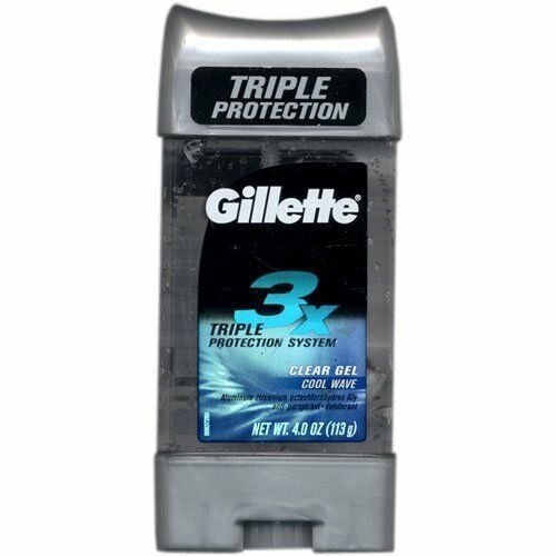 Gillette Clear Gel Antiperspirant Deodorant Cool Wave 4 OZ (Bulk Pack of 12)