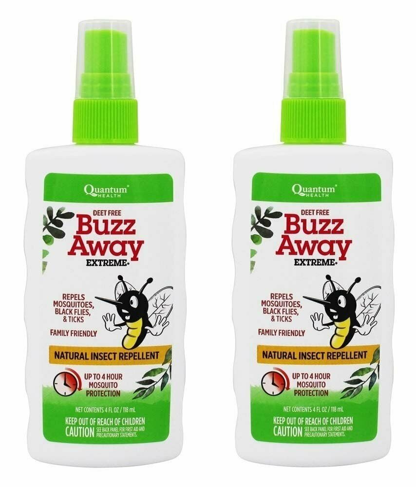 Buzz Away Extreme Natural Insect Repellent - 4 Oz (Bulk Pack of 2)