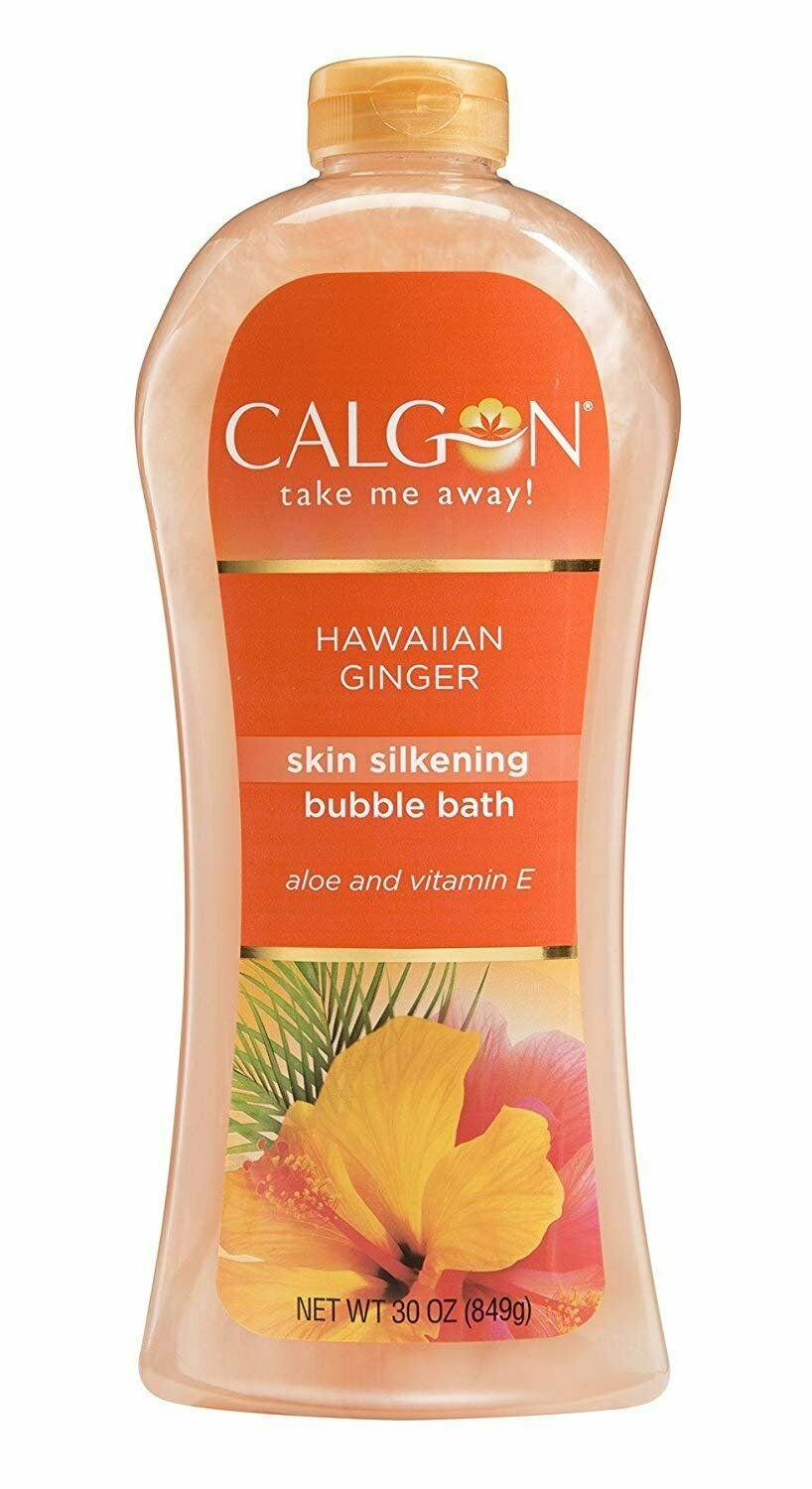 Calgon Skin Silkening Bubble Bath/Hawaiian Ginger 30 Fl. Oz