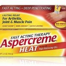 Aspercreme Heat Pain Relieving Gel, 2.5 Ounce (Pack of 2)
