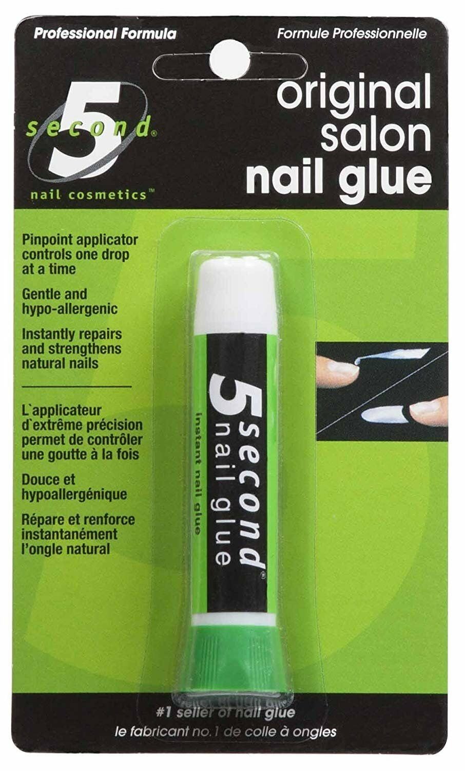 5 Second Original Salon Nail Glue Professional Formula 0.07 oz