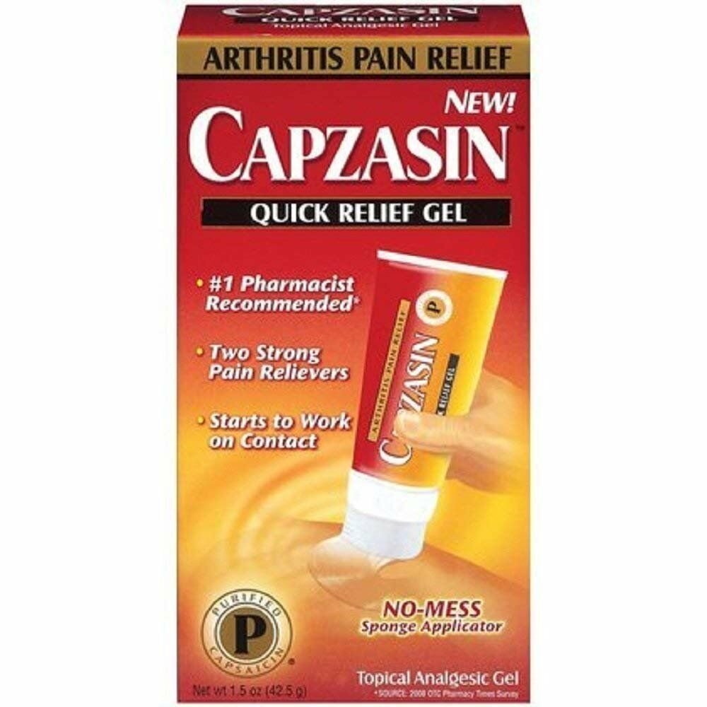 Capzasin Capzasin Arthritis Pain Relief Quick Relief Gel, 1.5 oz (Bulk Pack of 2)