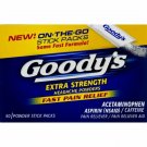 Goody's Extra Strength Fast Pain Relief Aspirin Powder Stick 50 Count, 3 Pack