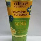 Alba Botanica Hawaiian Sunscreen, Revitalizing Green Tea SPF 45 4 oz (Bulk Pack of 2)