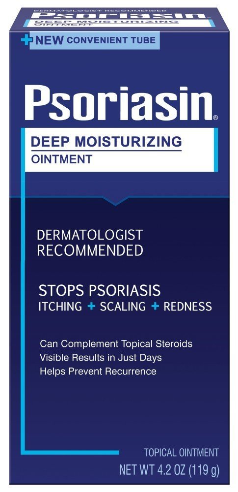 Psoriasin Deep Moisturizing Ointment Stop Psoriais Itching 4.2 Ounce, 4 Pack