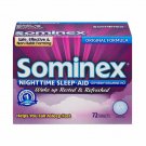 Sominex Nighttime Sleep-Aid W/ Diphenhydramine HCl Original, 72 Tablets, 1 Pack