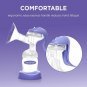Lansinoh Manual Breast Pump with Stimulation and Expression Modes, Portable...