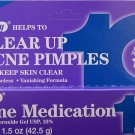 Rugby Acne Medication Benzoyl Peroxide Gel 10% Max Strength 1.5 oz (Bulk Pack of 8)