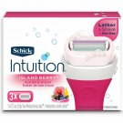 Schick Intuition Island Berry Women's Razor Blade Refills, 3 Count