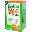 TheraBreath Dry Mouth Lozenges Mandarin Mint Flavor with Xylitol, 100 ct, 6 Pack