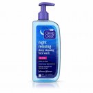 Clean & Clear Face Wash Deep Cleaning Night Relaxing Oil-Free 8 Fl Ounce, 5 Pack
