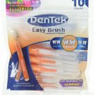 DenTek Easy Brush Interdental Mint Cleaners Anti-Microbial Caps, 10 ct, 4 Pack