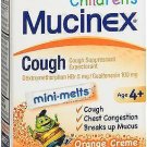 Mucinex Children's Cough Mini-Melts Packets Orange Creme Flavor - 12 Each,...
