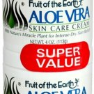 Fruit of the Earth Aloe Vera Skin Care Cream w/Natures Miracle Plant, 2ct, 4 Pac