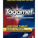 Tagamet HB 200 Acid Reducer Heartburn Indigestion Relief Tablets, 6 Ct, 6 Pack