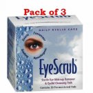 Eye-Scrub Sterile Pre-Moistened Eye Makeup Remover & Cleansing Pads 30Ea (3PK)