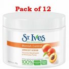 St. Ives Naturally Clear Apricot Scrub Blemish Control, 10 oz (Pack 12)