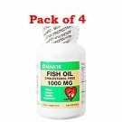 Major Fish Oil Cholesterol Free 1000MG, 100 Soft Gels (4 Pack) Bulk