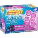 Emergen-C Immune+ System Support with Vitamin D Blueberry-Acai 30-count, 2 Pack