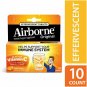 Airborne Zesty Orange Effervescent Tablets, 10 count - 1000mg of Vitamin C -...