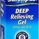 Salonpas Deep Relieving Gel - 2.75 oz, Bulk Pack of 6