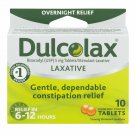 Dulcolax Stimulant Laxative Tablets Gentle Constipation Relief 10 Ct (12Pack) Bulk