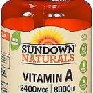 Sundown Naturals Vitamin A 2400 mcg - 100 Softgels