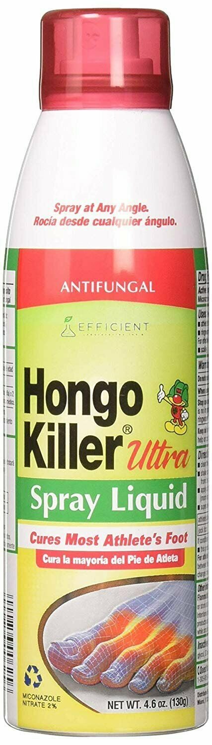 Hongo Killer Ultra Antifungal Spray Liquid For Athlete's Foot, 5.30 oz, 24 Pack