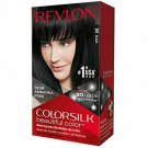 Revlon Colorsilk Permanent Haircolor, 10 Black 1 ea (Bulk Pack of 12)