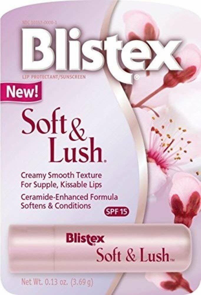 Blistex Soft and Lush Lip Protectant, 0.13 Ounce, Bulk Pack of 6