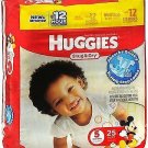 Huggies Snug & Dry Diapers Size 5-4 Packs of 25, Bulk Pack of 2