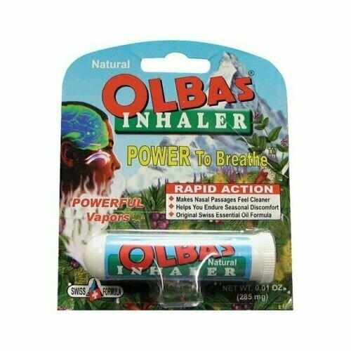 Olbas Aromatic Inhaler Power To Breath All Natural Rapid Action 0.01 Oz ...