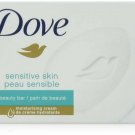 Dove Sensitive Skin Unscented Hypo-Allergenic Beauty Bar 4 oz, 2 ea (Bulk Pack of 8)