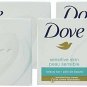 Dove Sensitive Skin Unscented Hypo-Allergenic Beauty Bar 4 oz, 2 ea (Bulk Pack of 8)