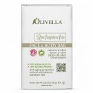 Olivella Face & Body Soap Bar hypoallergenic Fragrance Free, 3.52 oz. 3 Pack