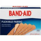 Band-AID Flexible Fabric Adhesive Bandages 3/4 Inch X 3 Inches, 100 Ct, 5 Pack