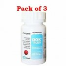 Major Dok Plus Tablets Stool Softener - 8.6-50MG 100 Tablets (3 pack)