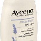 AVEENO Active Naturals Body Wash, Stress Relief 12 oz (Bulk Pack of 5)