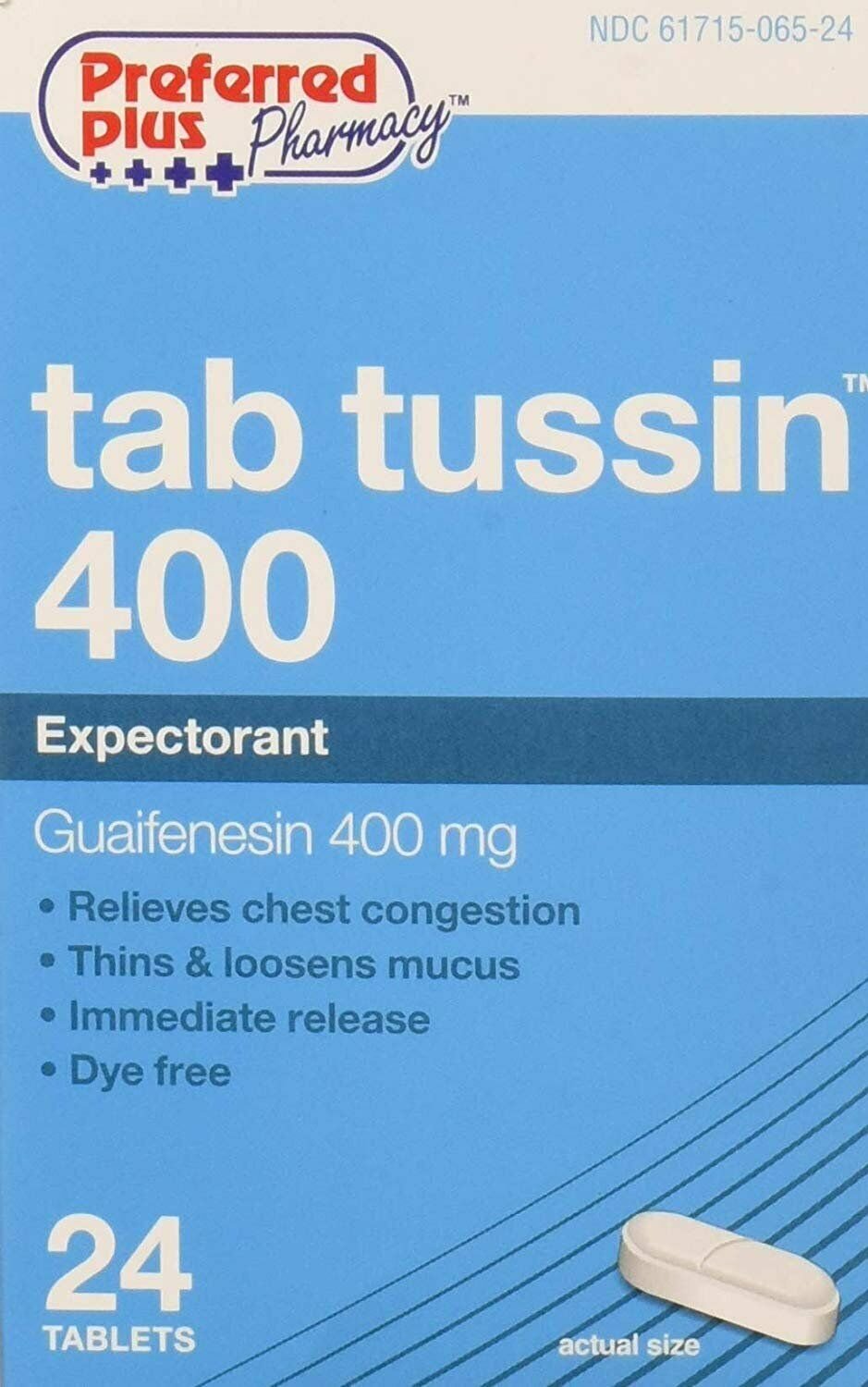 Tussin Tabs 400 Mg Kpp,size-24