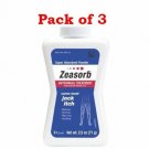 Zeasorb AF Antifungal Treatment Super Absorbent Powder Jock Itch 2.5 oz (3 Pack) Bulk