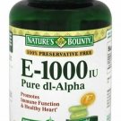 Nature's Bounty Vitamin E 1000 IU Pure DL-Alpha Preservative Free, 60ct, 6 Pack