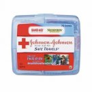 Portable Travel First Aid Kit, 70 Pieces, Plastic Case [Set of 5]