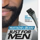 Just For Men Brush-In Color Gel Jet Black M-60 Mustache & Beard 1 Kit, 1 Pack